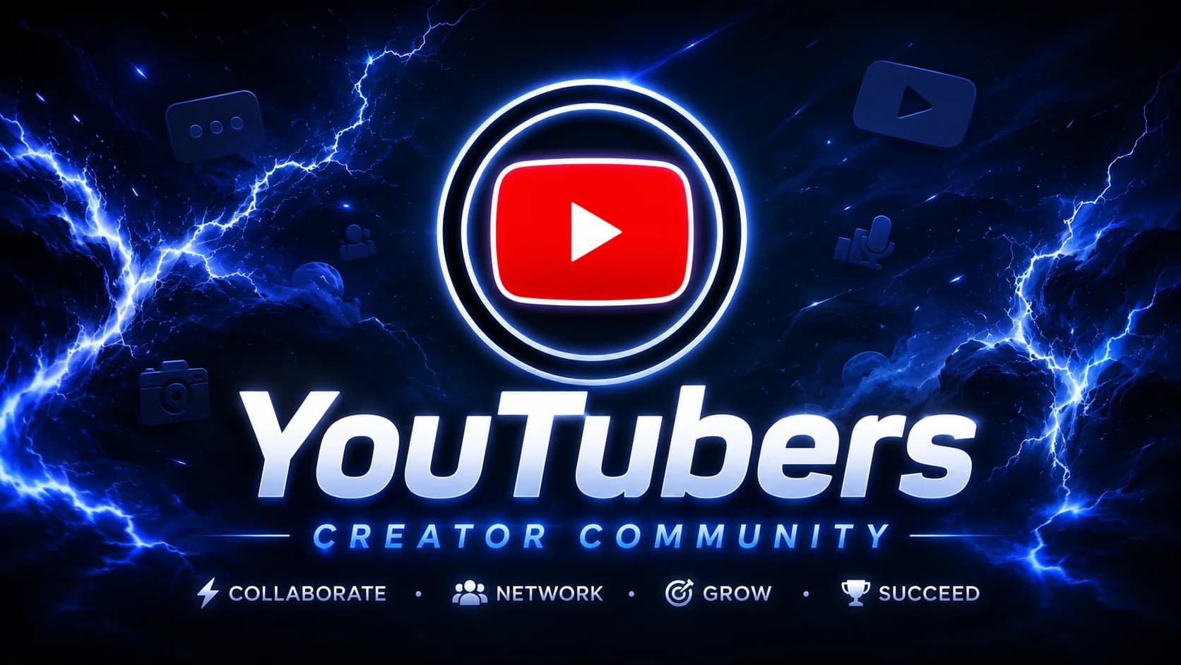 YouTubers creator community banner